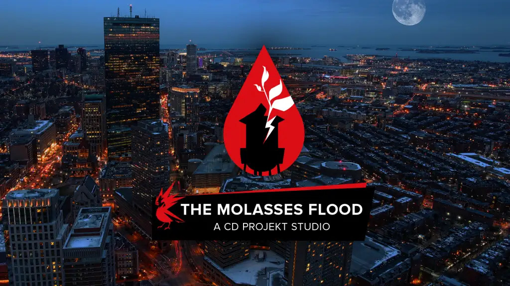 The Molasses Flood logo. The Molasses Flood logo.