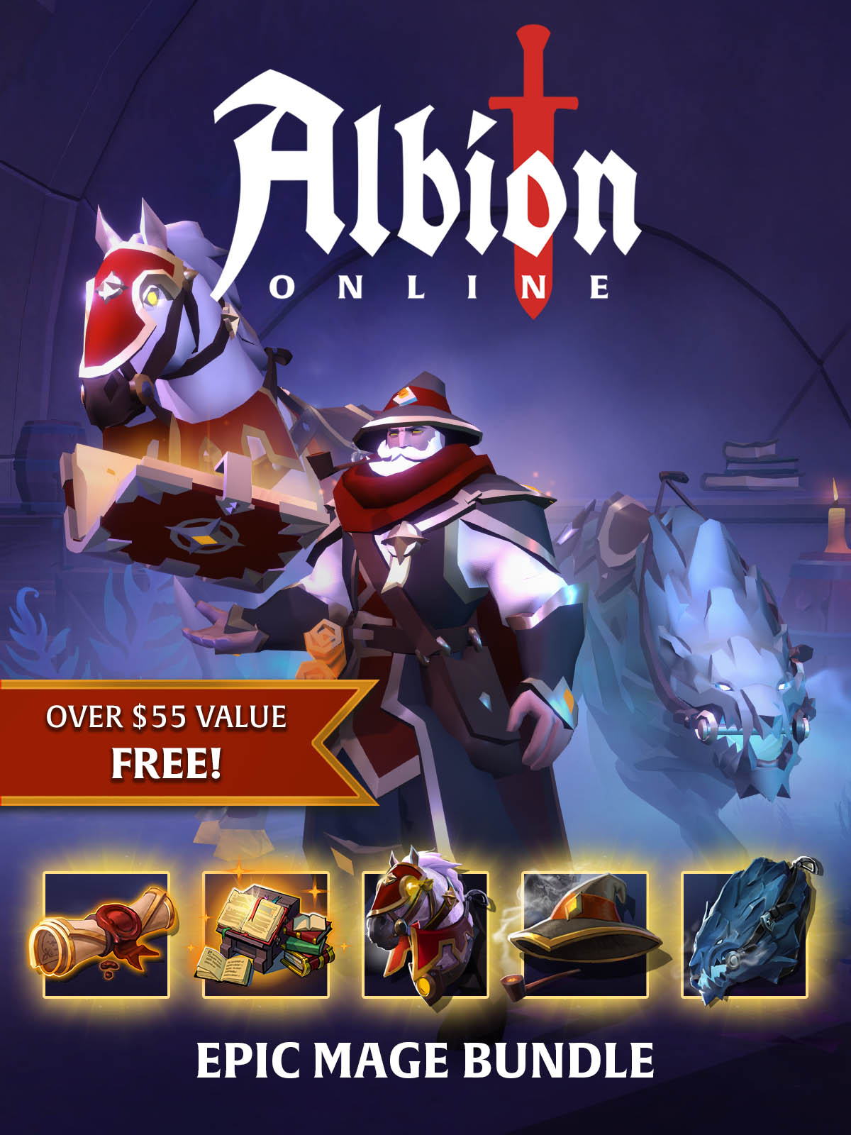 L'Epic Games Store offre un pack mage épique gratuit pour Albion Online. L'Epic Games Store offre un pack mage épique gratuit pour Albion Online.