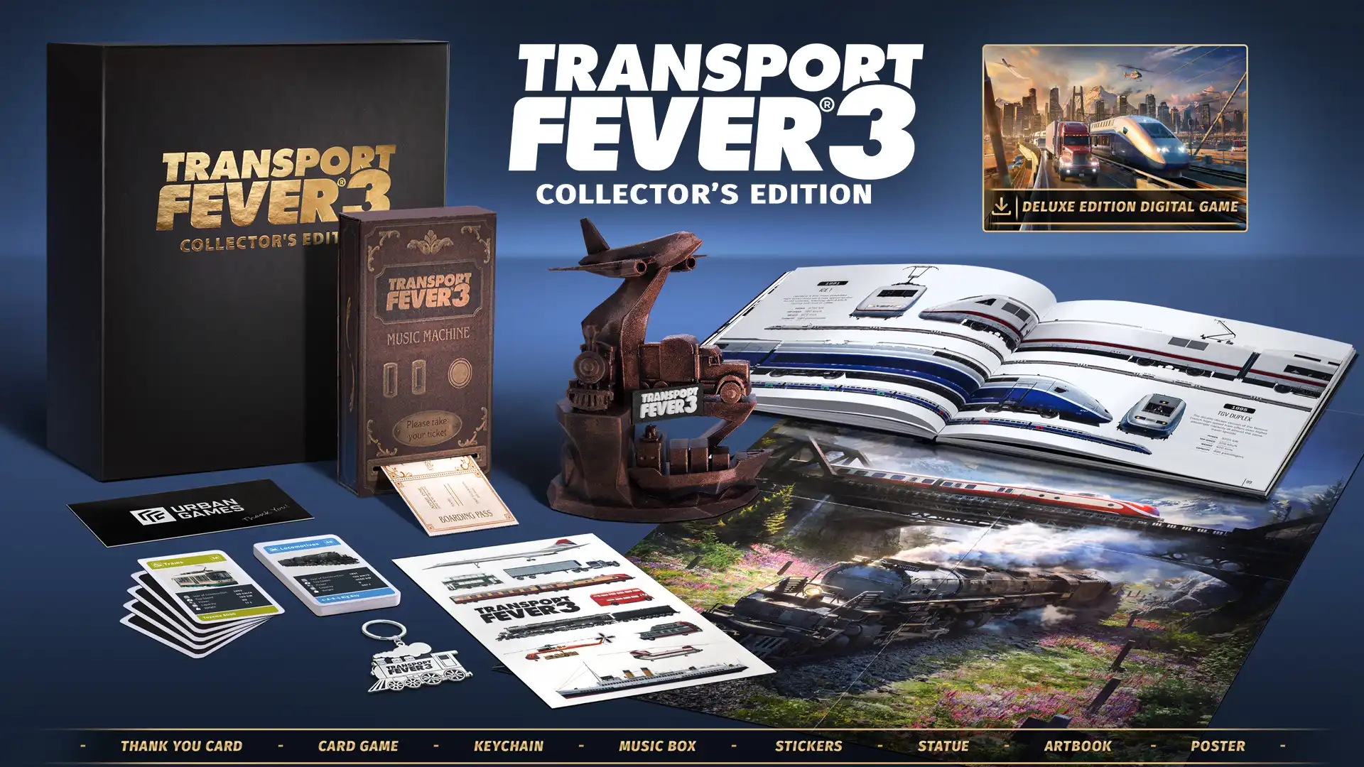 Edition collector de Transport Fever 3. Edition collector de Transport Fever 3.
