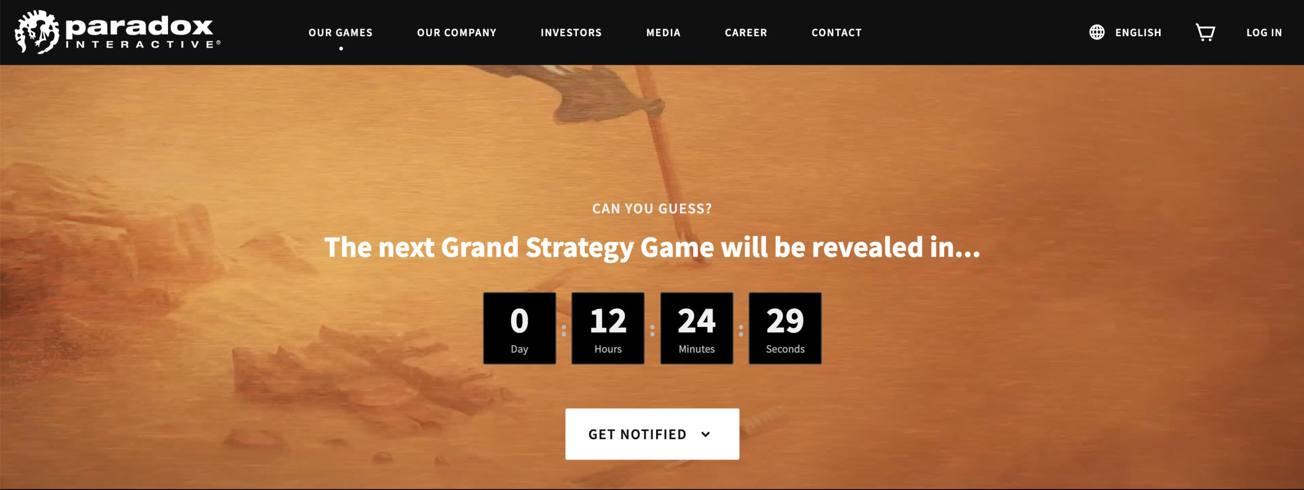 Paradox Interactive va annoncer un jeu Ã  la Gamescom 2026.
