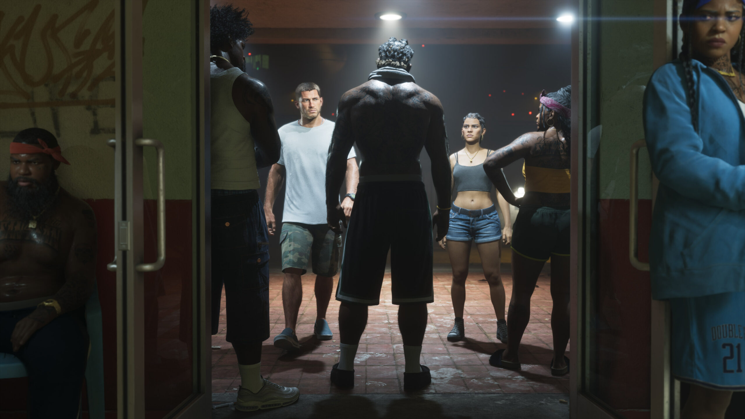 GTA 6 introduit Jason et Lucia venant voir un dealer dans sa présentation Netflix. GTA 6 introduit Jason et Lucia venant voir un dealer dans sa présentation Netflix.