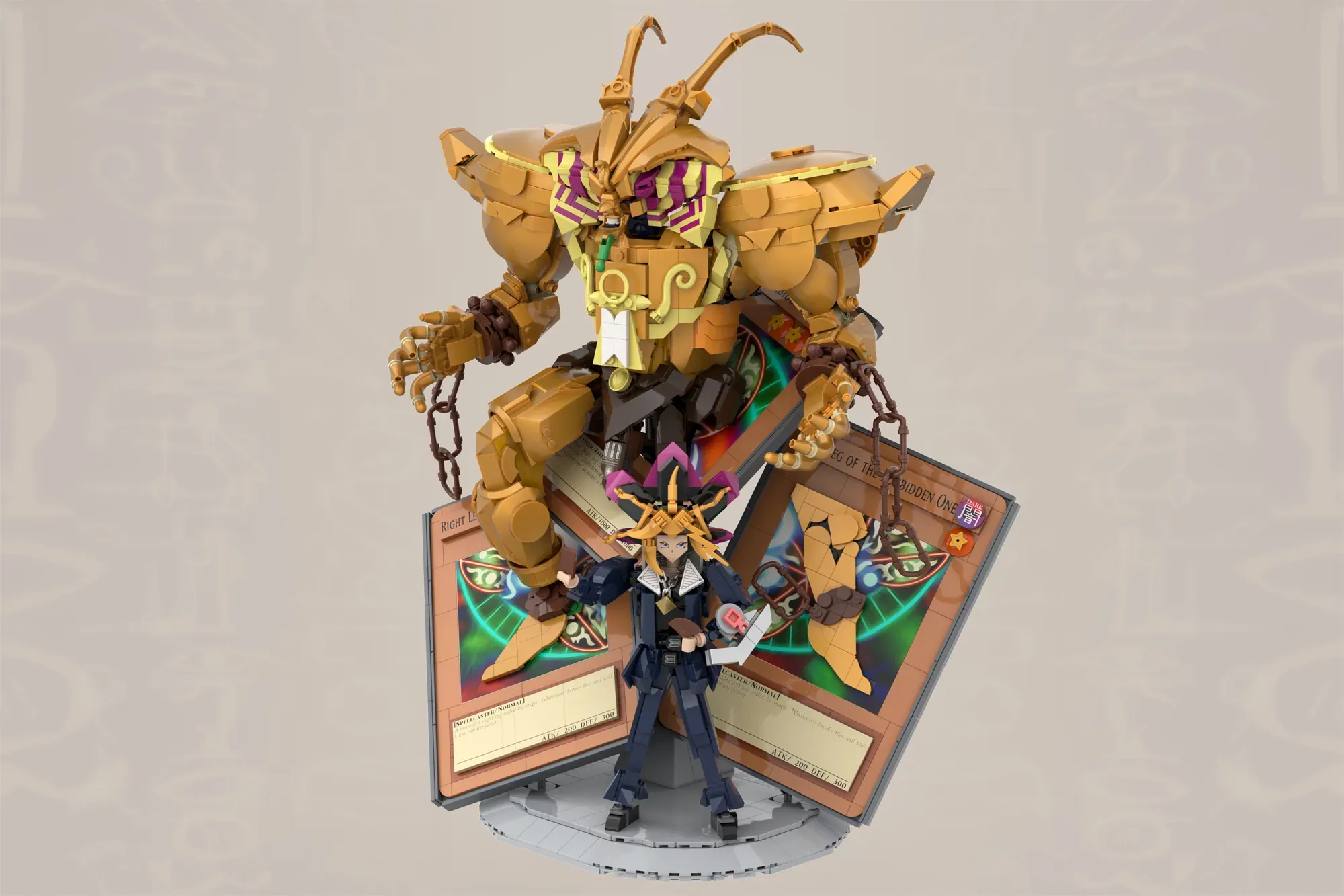 LEGO fanset Yu-Gi-Oh The Heart of the Cards Exodia. LEGO fanset Yu-Gi-Oh The Heart of the Cards Exodia.