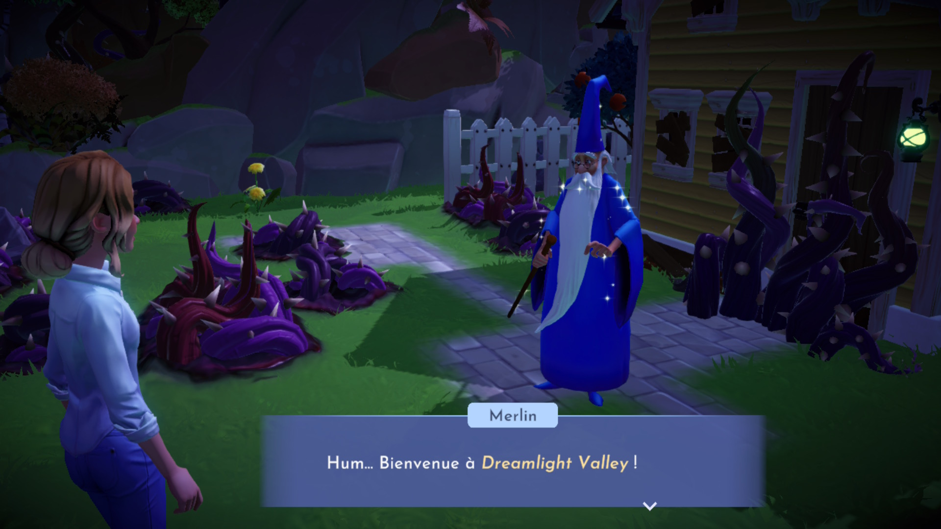 Rencontre avec Merlin dans Disney Dreamlight Valley. Rencontre avec Merlin dans Disney Dreamlight Valley.