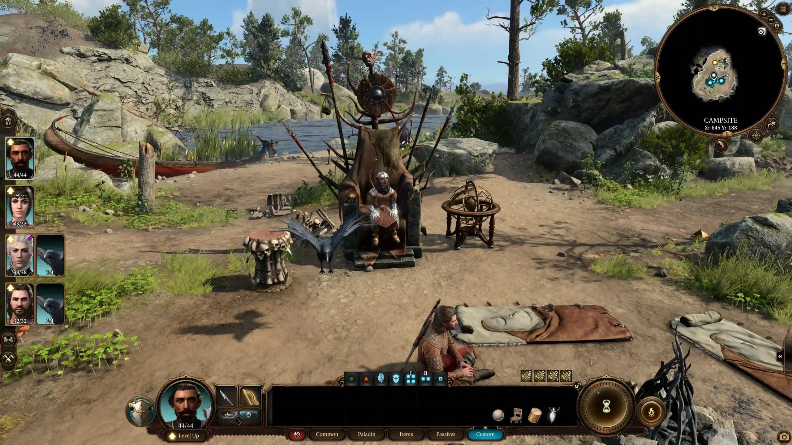 Campement de Baldur's Gate 3.