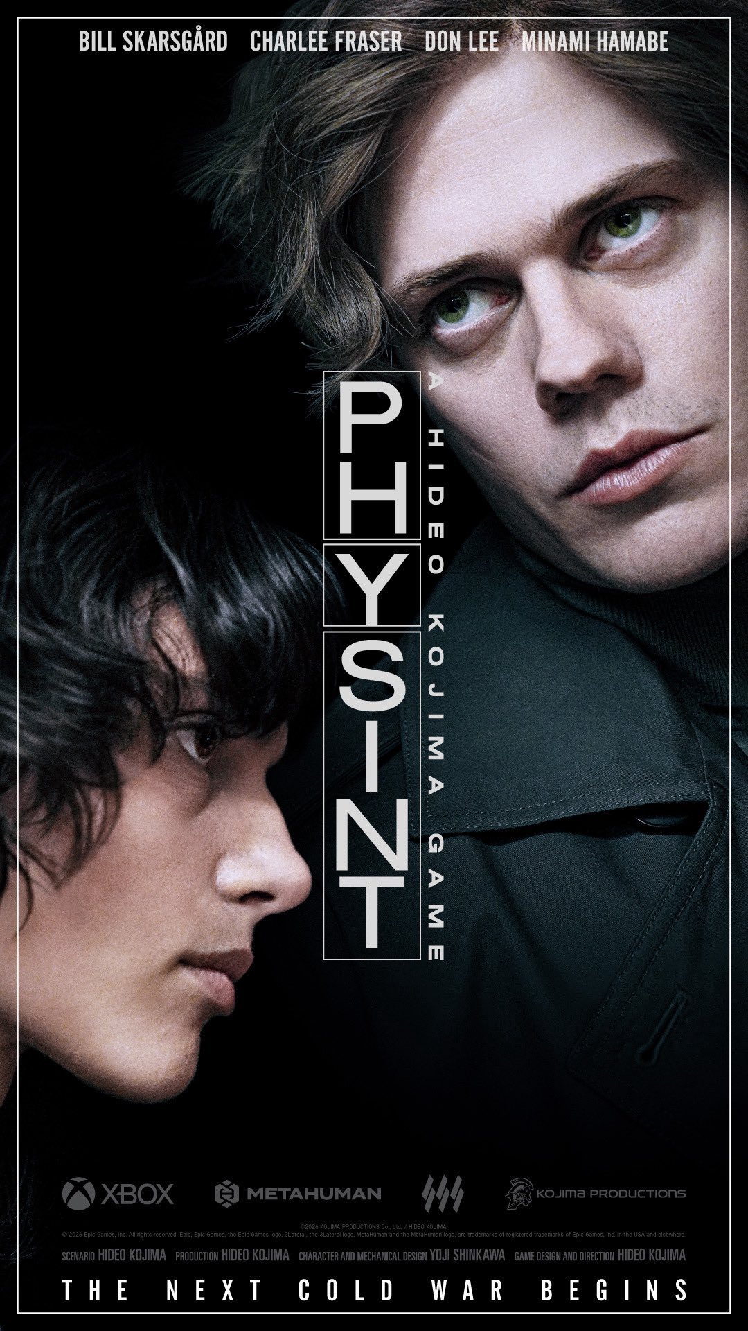 Affiche de Physint avec Kill Skarsgard et Charlee Fraser.
