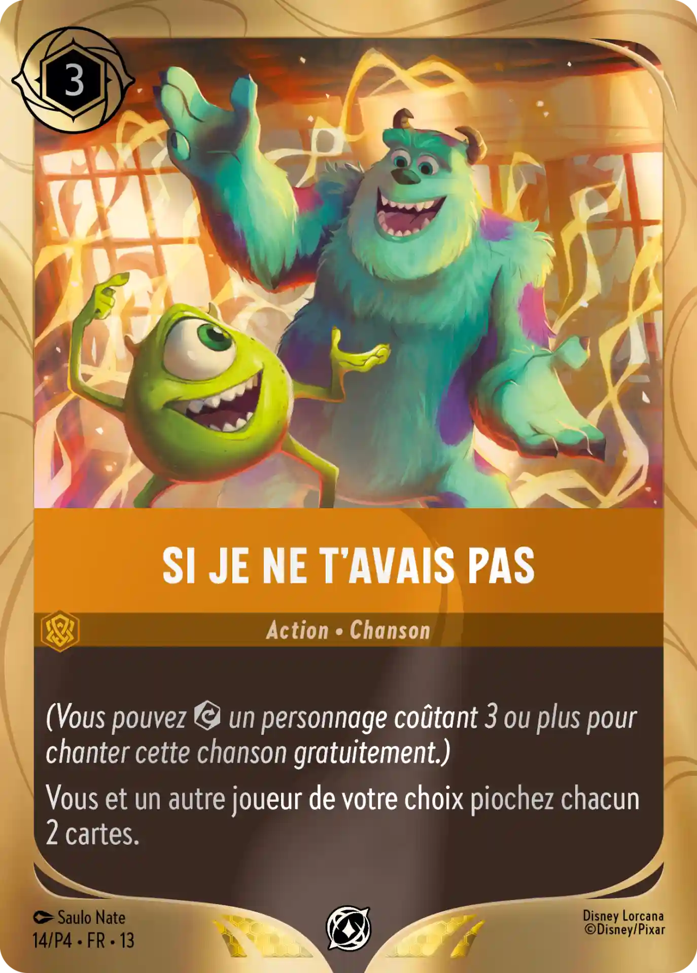 Carte Si je ne t'avais pas du JCC Disney Lorcana. Carte Si je ne t'avais pas du JCC Disney Lorcana.