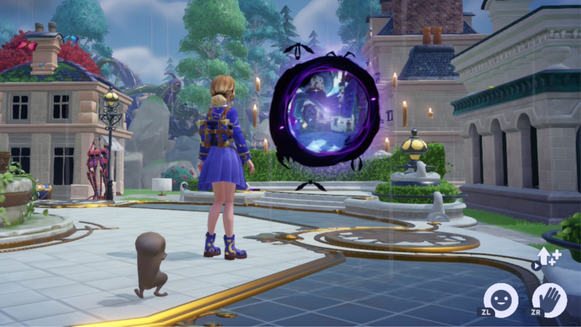 Le portail du festival volant hantÃ© de disney dreamlight valley.