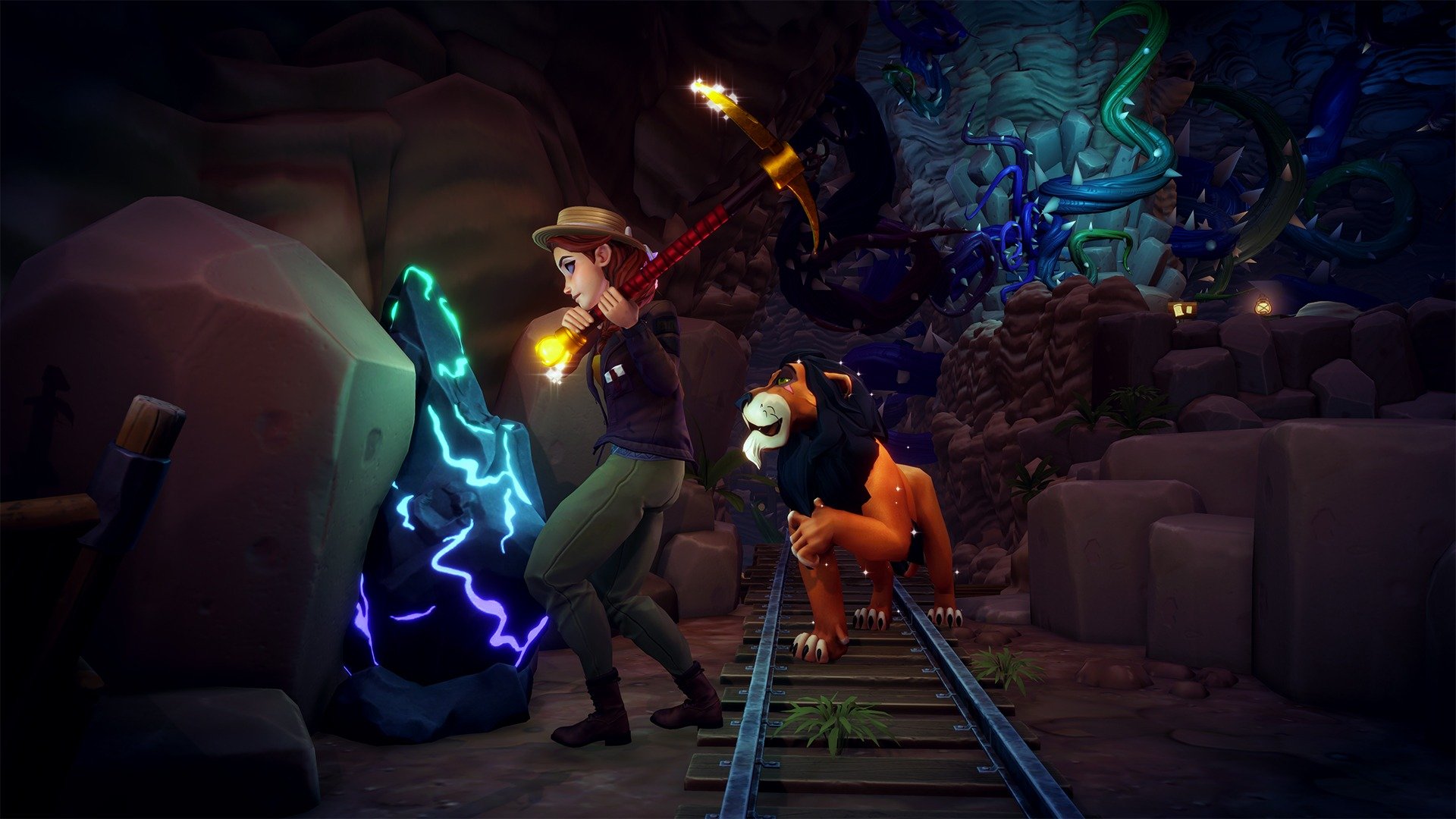 Disney Dreamlight Valley regorge de gemmes dans les mines de vitalys. Disney Dreamlight Valley regorge de gemmes dans les mines de vitalys.
