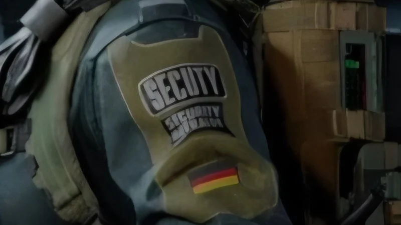 Battlefield 6 introduit un skin payant dans la saison 5 pour McNeil affichant la faute d'orthographe « secuty ». Battlefield 6 introduit un skin payant dans la saison 5 pour McNeil affichant la faute d'orthographe « secuty ».