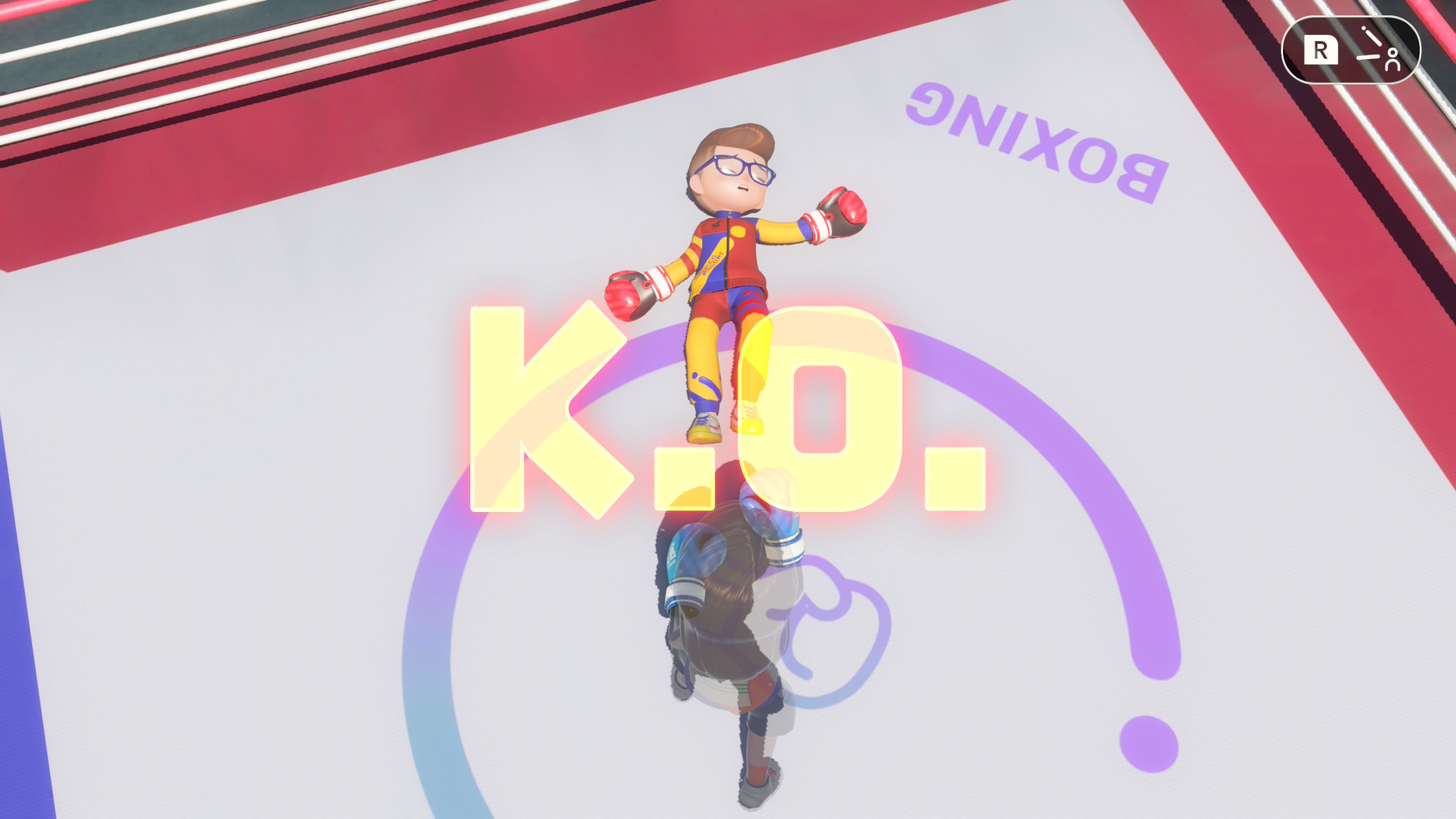 Un KO Ã  la boxe dans Nintendo Switch Sports Resort.: