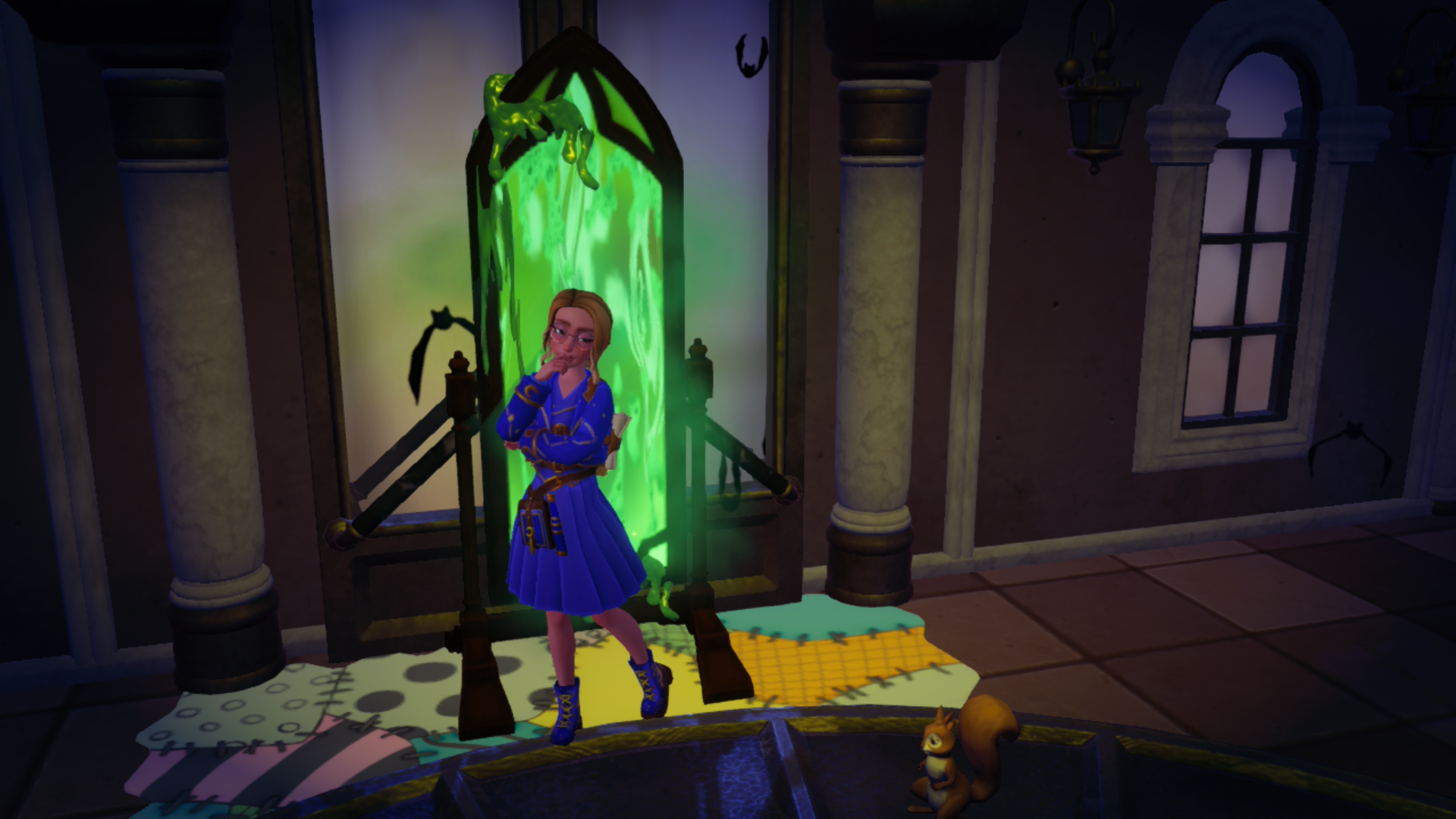 Dans Disney Dreamlight Valley, le portail d'Oogie Boogie. Dans Disney Dreamlight Valley, le portail d'Oogie Boogie.