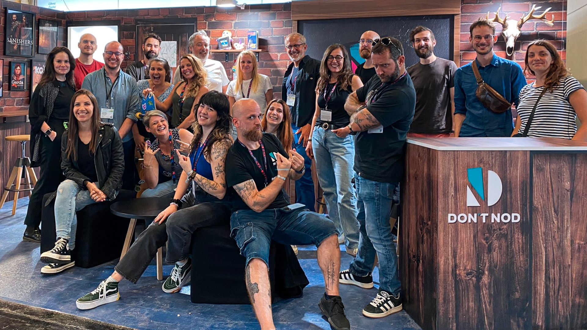 Don't Nod à la Gamescom 2024. Don't Nod à la Gamescom 2024.