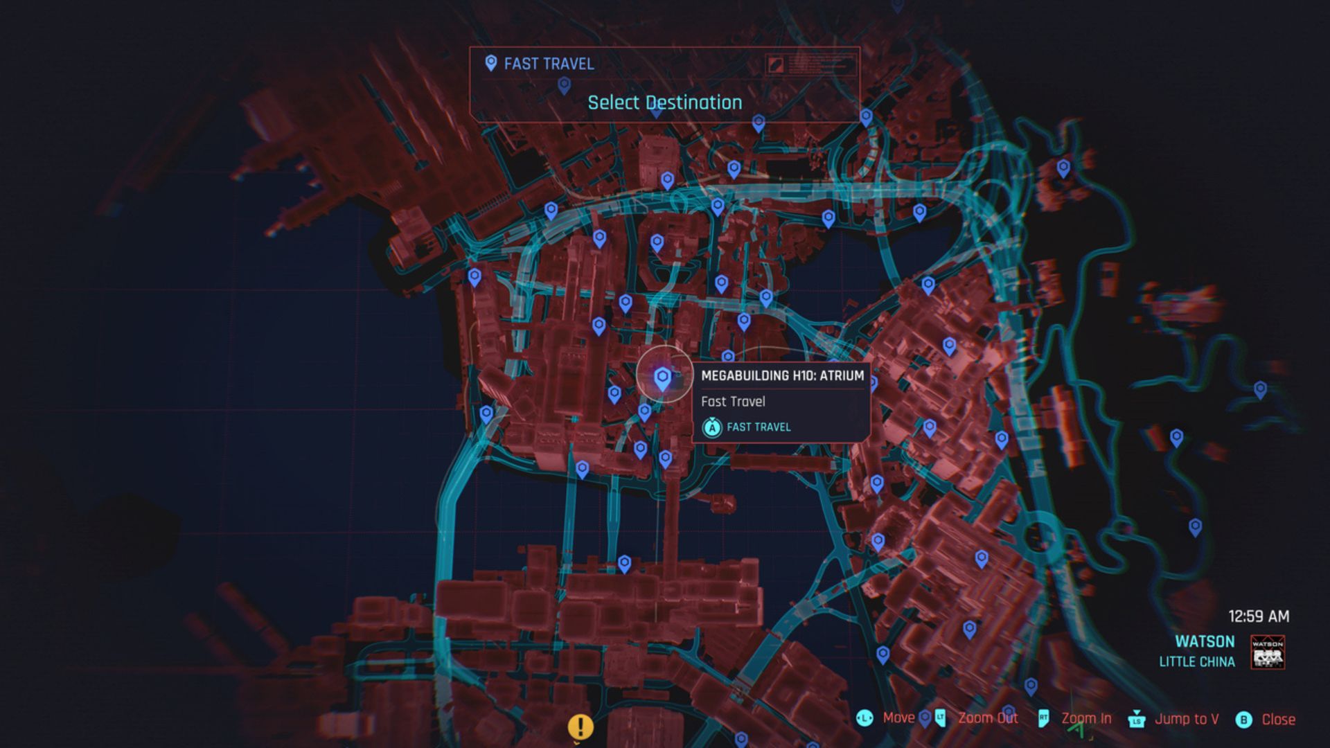 Cyberpunk 2077 localisation du Megabuild H10. Cyberpunk 2077 localisation du Megabuild H10.