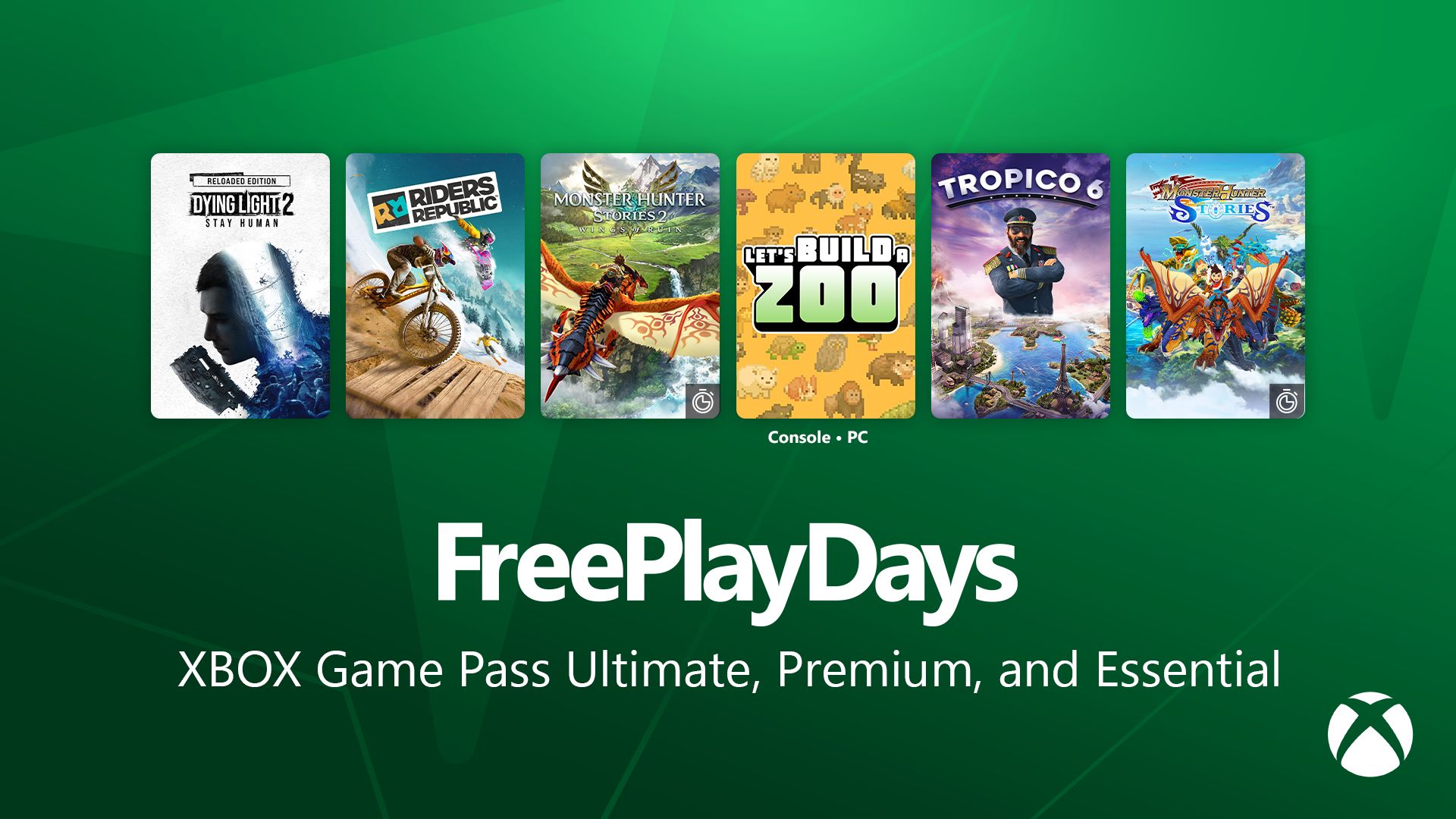 Xbox Game Pass Free Play Days 22 octobre 2026. Xbox Game Pass Free Play Days 22 octobre 2026.