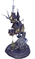 La maison d'oogie boogie dans disney dreamlight valley. La maison d'oogie boogie dans disney dreamlight valley.