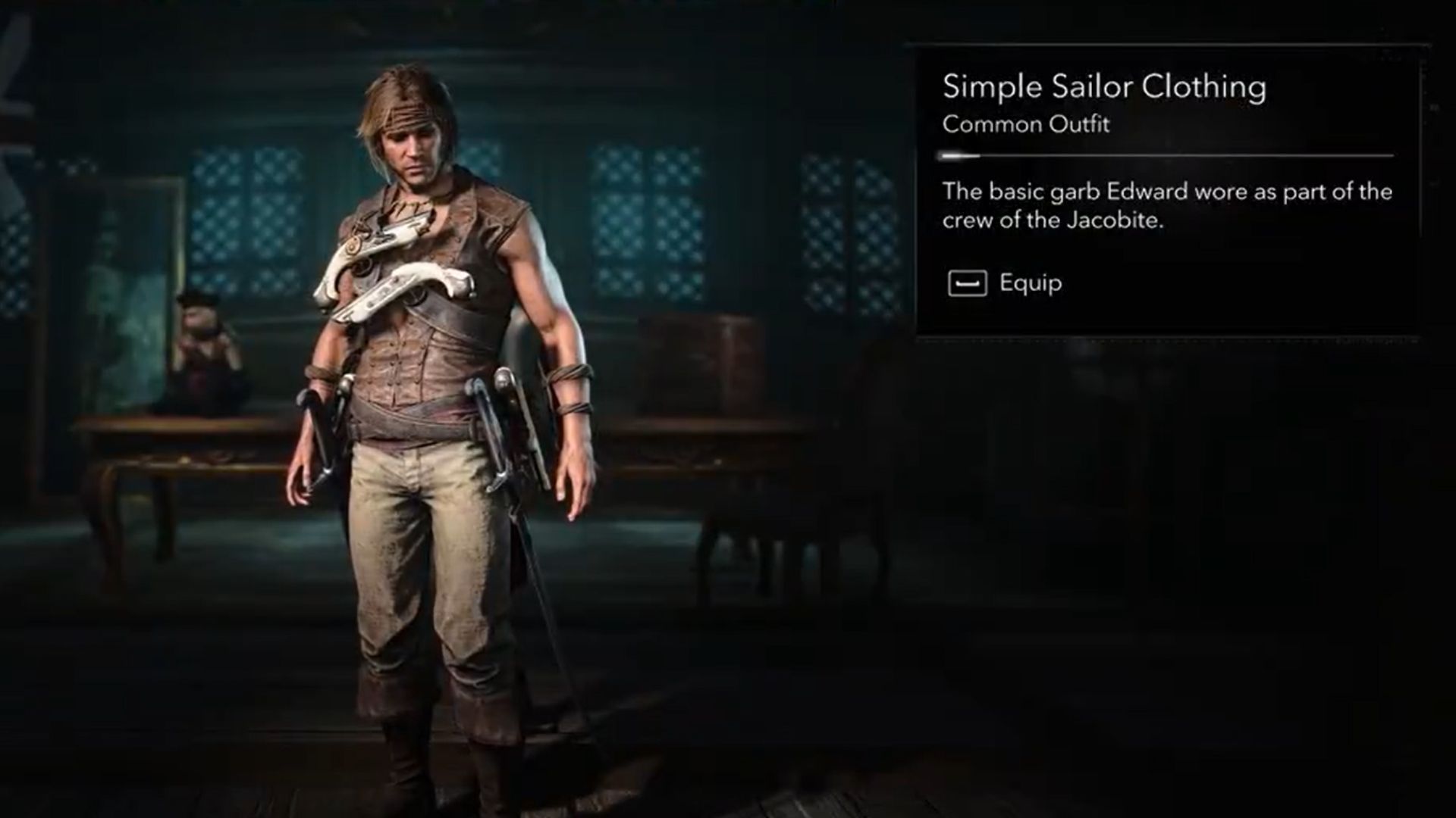 Assassin's Creed Black Flag Resynced Simple Sailor Outfit.