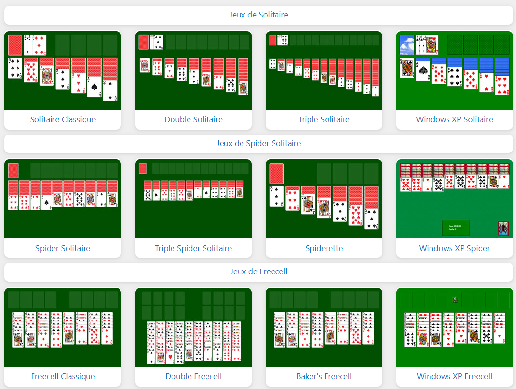 jeux de solitaire jeux de solitaire