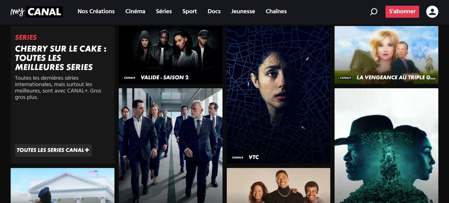 La plateforme myCANAL de CANAL+