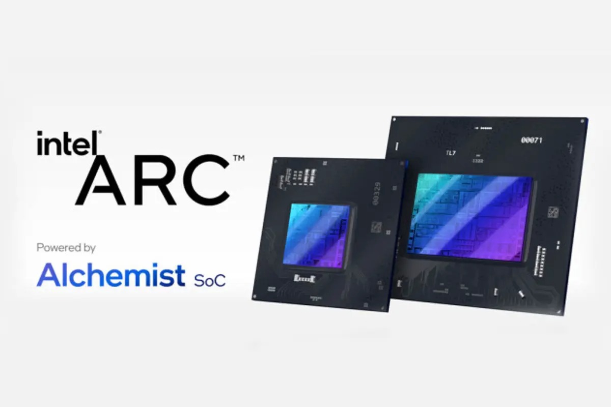 Illustration de l'architecture Alchemist de chez Intel. Illustration de l'architecture Alchemist de chez Intel.