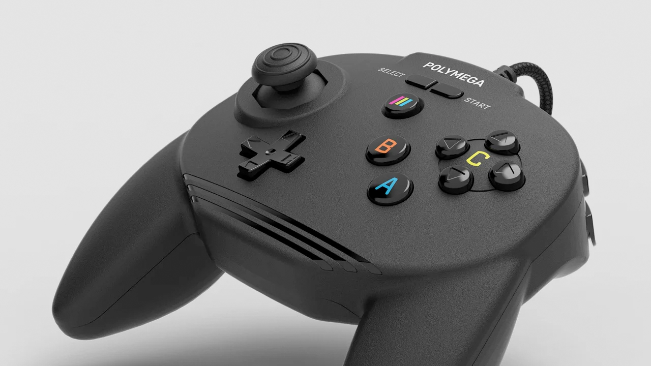 Manette Nintendo 64 pour Polymega. Manette Nintendo 64 pour Polymega.