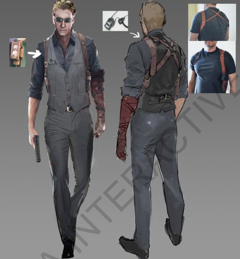 Artwork de Wesker dans Resident Evil 4 Remake. Artwork de Wesker dans Resident Evil 4 Remake.
