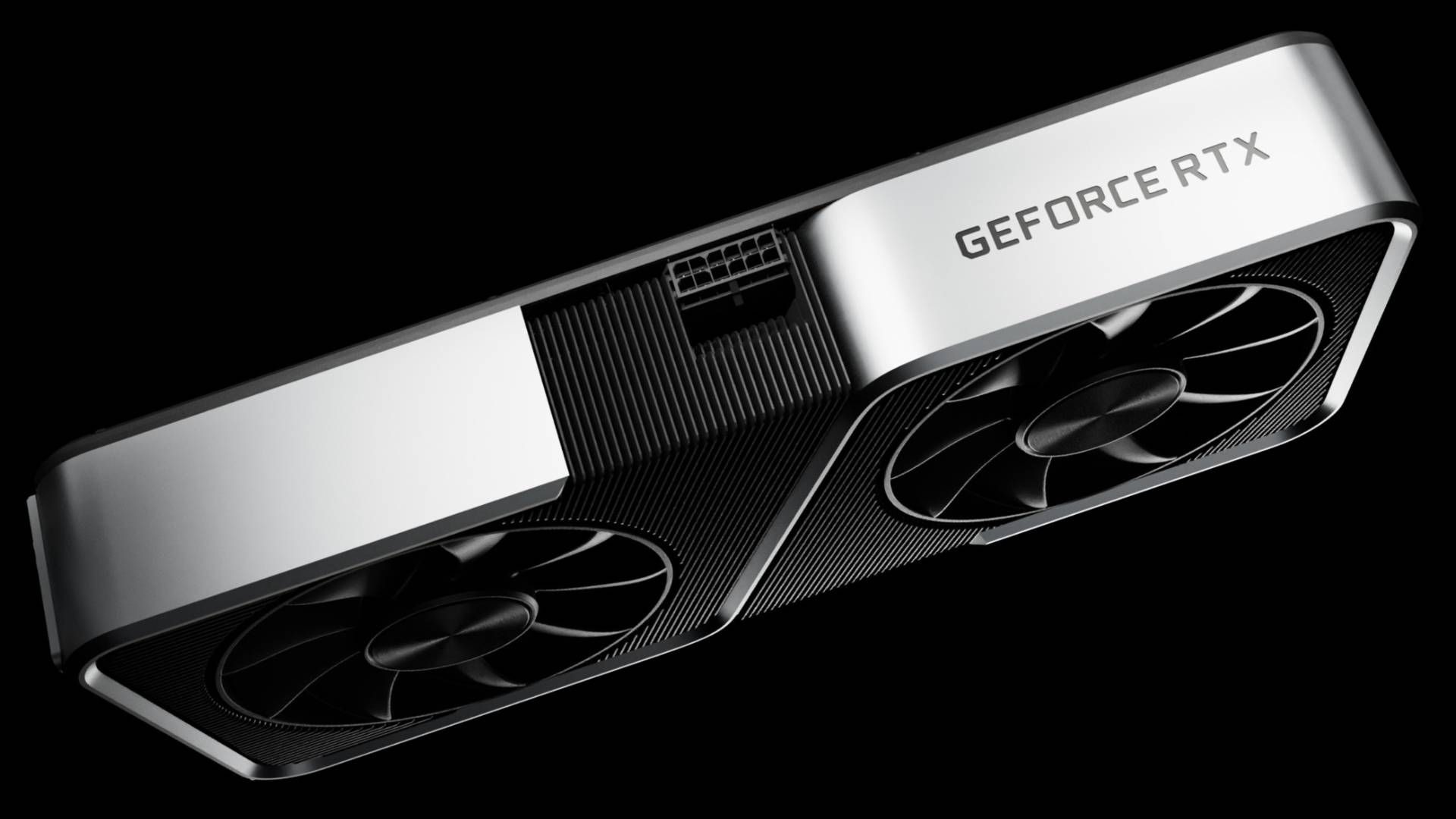 Photo d'une carte RTX Founder edition de cotÃ©.