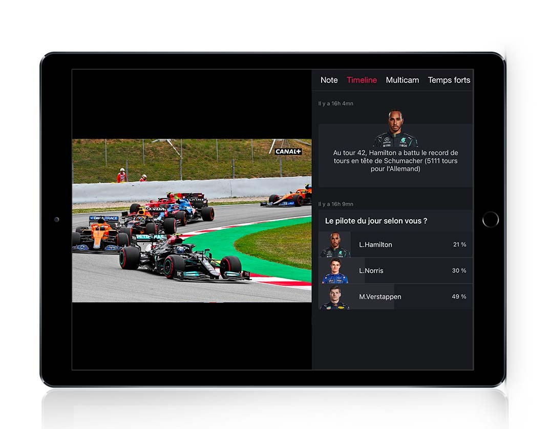 Mode Expert F1 myCANAL