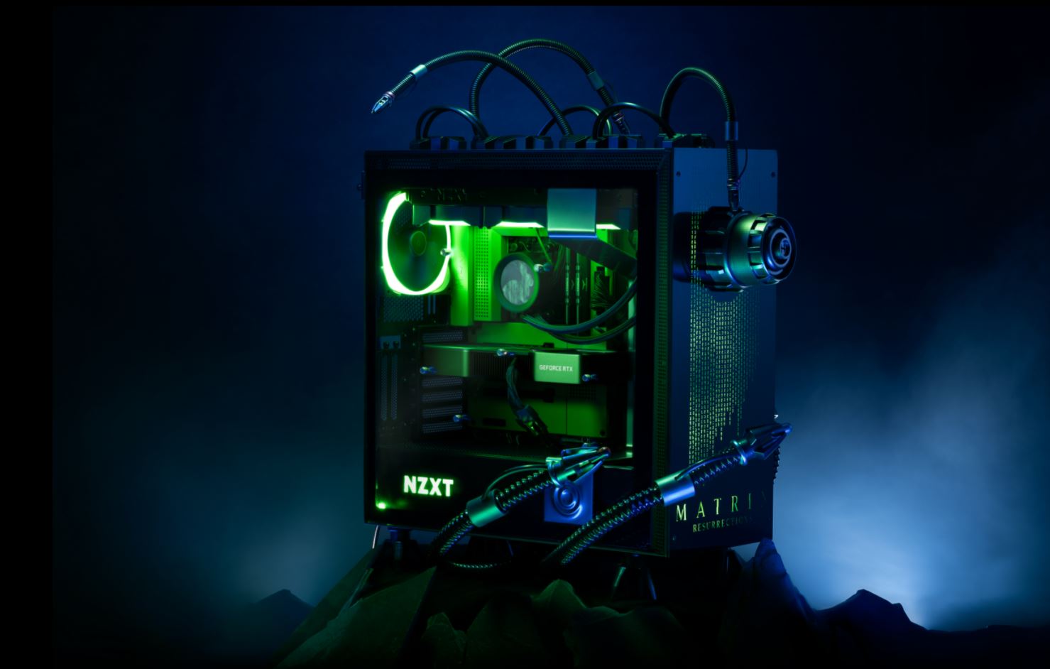 Photo du PC Nvidia NZXT Nebuchadnezzar. Photo du PC Nvidia NZXT Nebuchadnezzar.