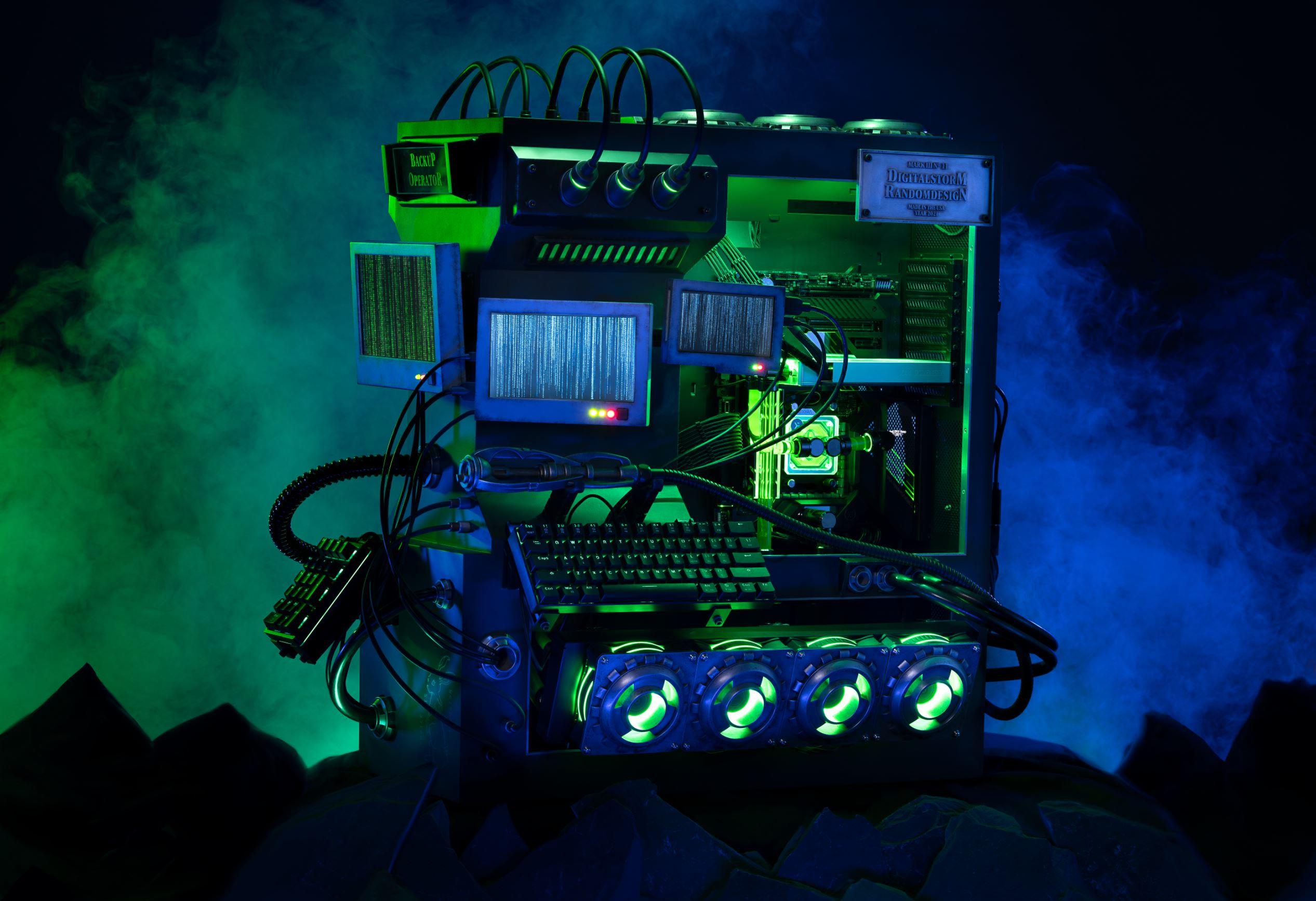 Photo du PC Nvidia Digital Storm. Photo du PC Nvidia Digital Storm.