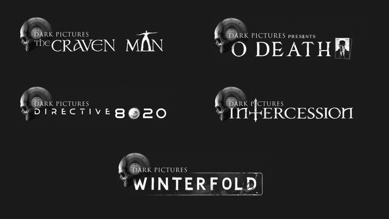 Logos des potentiels jeux The Dark Pictures. Logos des potentiels jeux The Dark Pictures.