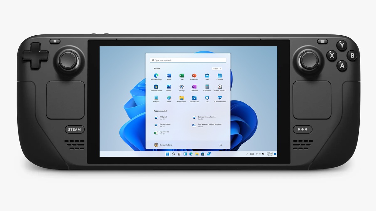 Illustration du Steam Deck.