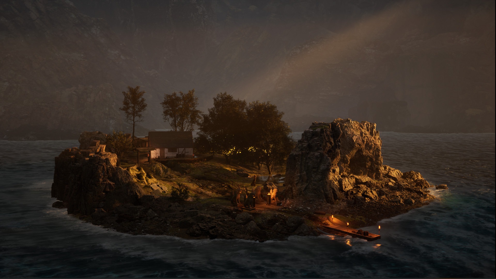Screenshot du benchmark Unreal Engine 5. Screenshot du benchmark Unreal Engine 5.