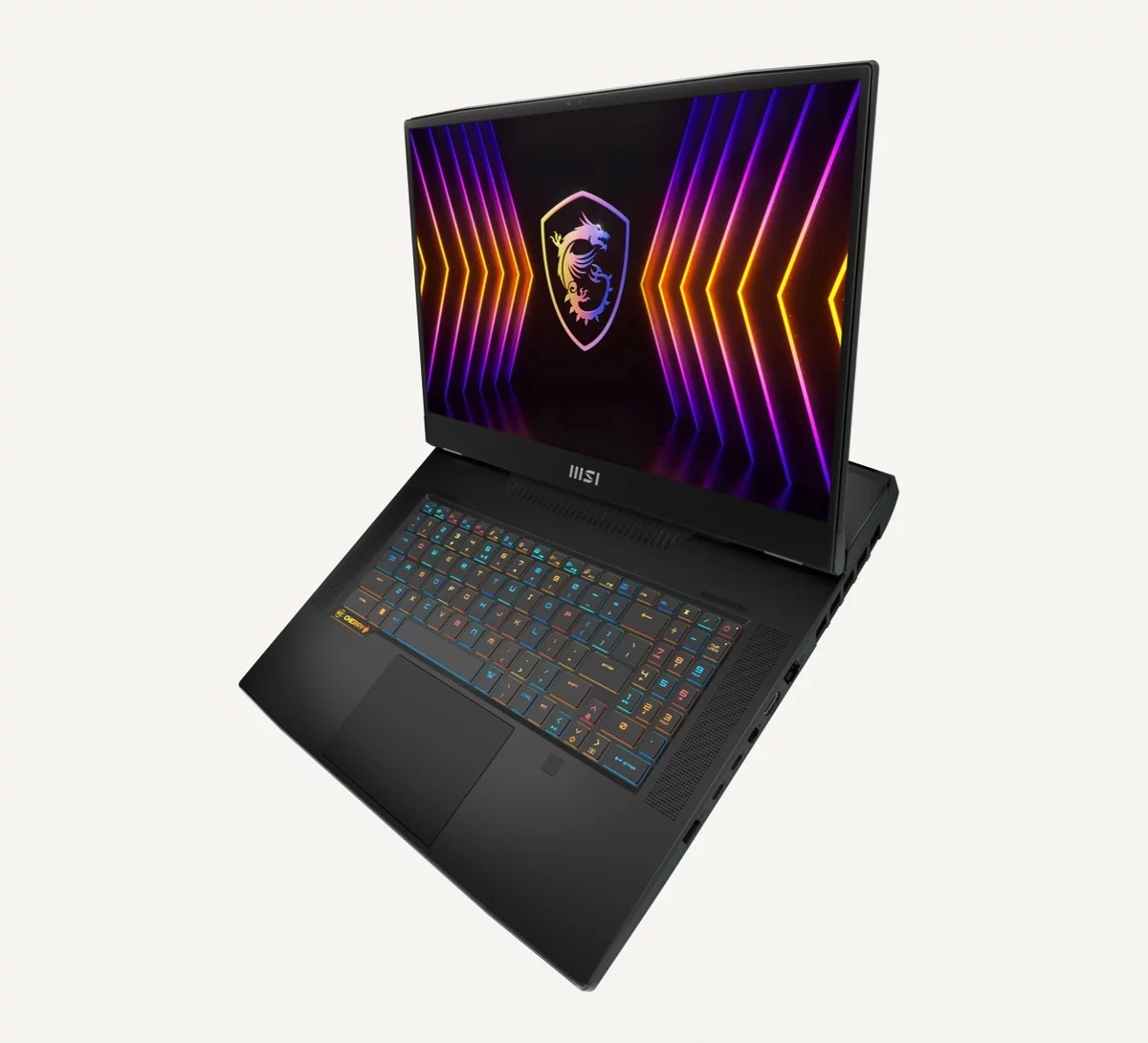 Photo du devant du PC MSI. Photo du devant du PC MSI.