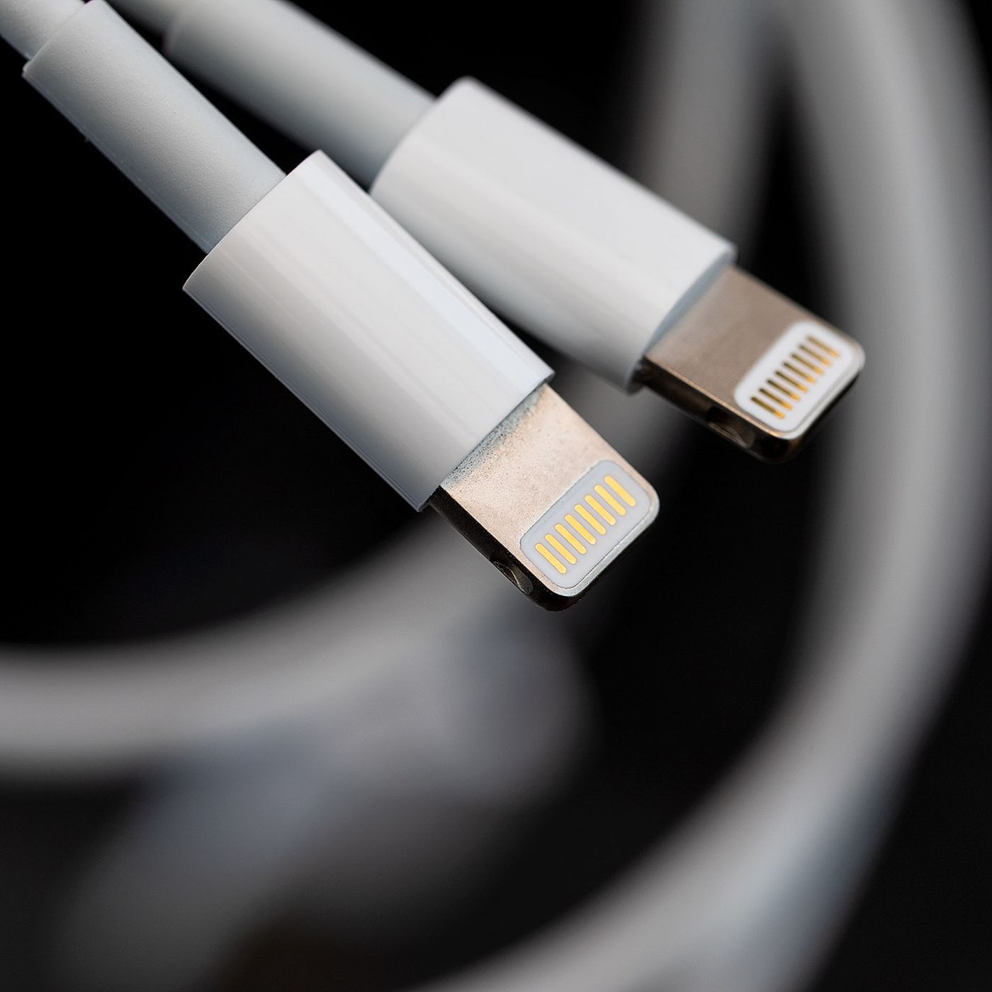 Photo du port Lightning d'Apple qui devra être remplacé par de l'USB. Photo du port Lightning d'Apple qui devra être remplacé par de l'USB.
