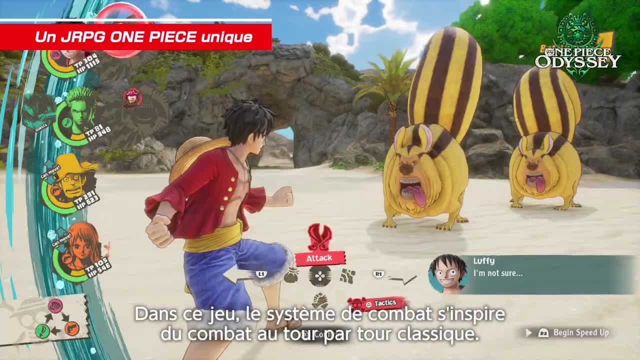 One Piece Odyssey combats One Piece Odyssey combats