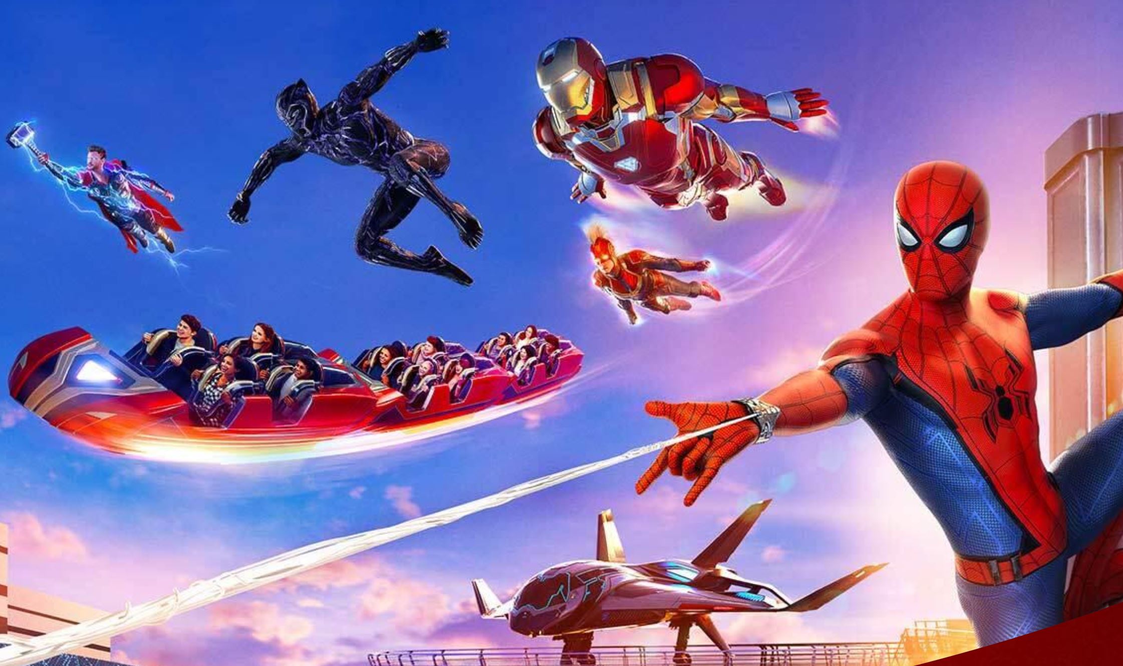 Illustration Avengers Campus. Illustration Avengers Campus.