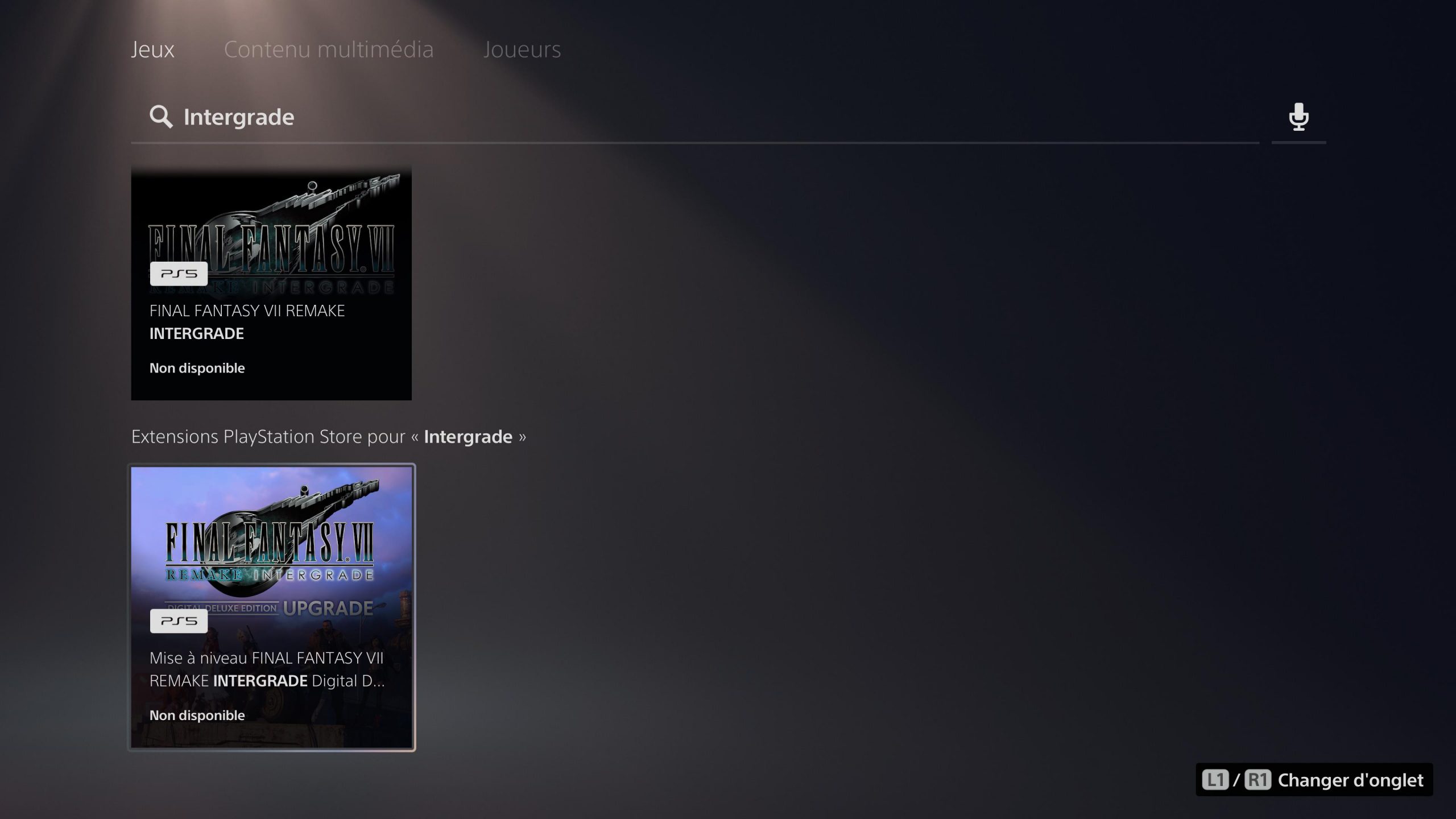 Ps Plus FF7 Remake PS5 impossible Ps Plus FF7 Remake PS5 impossible