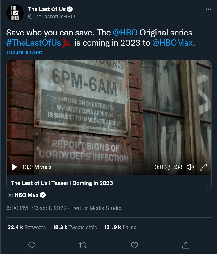 SÃ©rie The Last of Us HBO