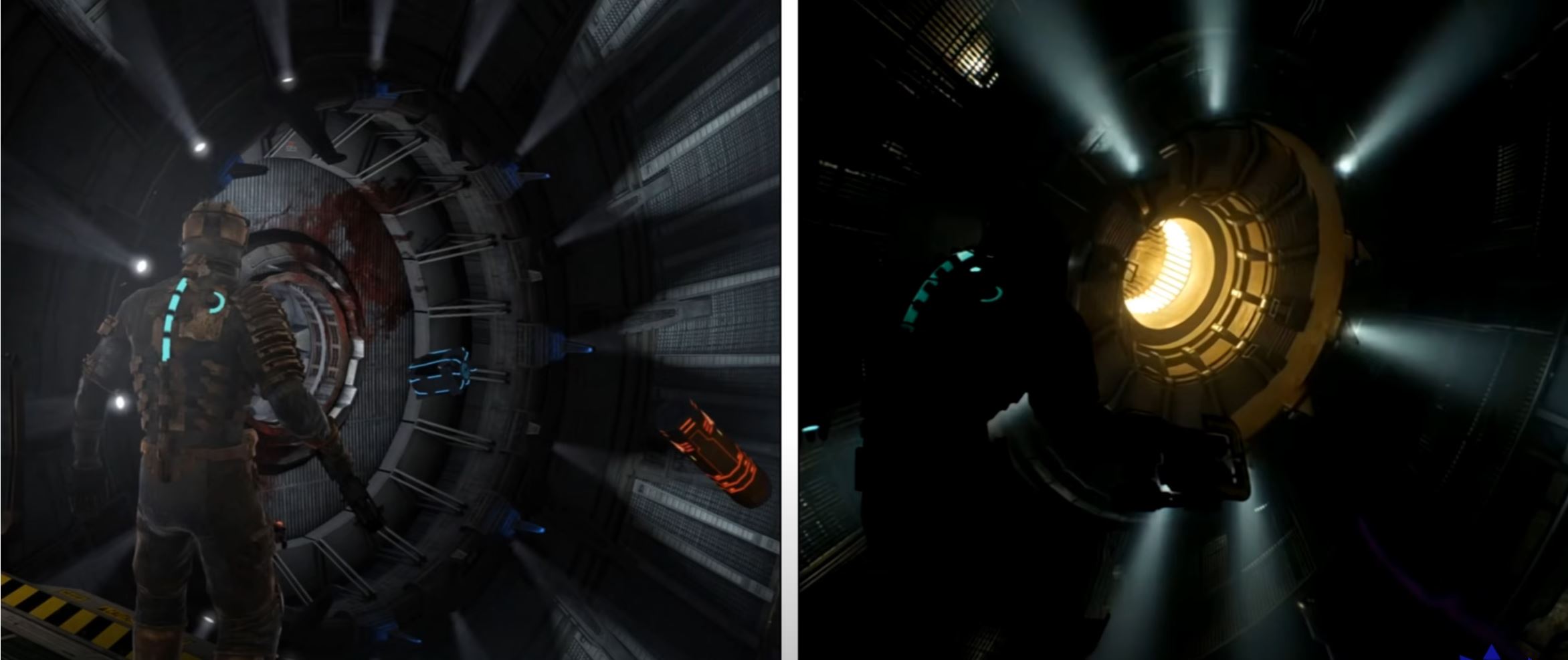 Dead Space Remake avant/aprÃ¨s