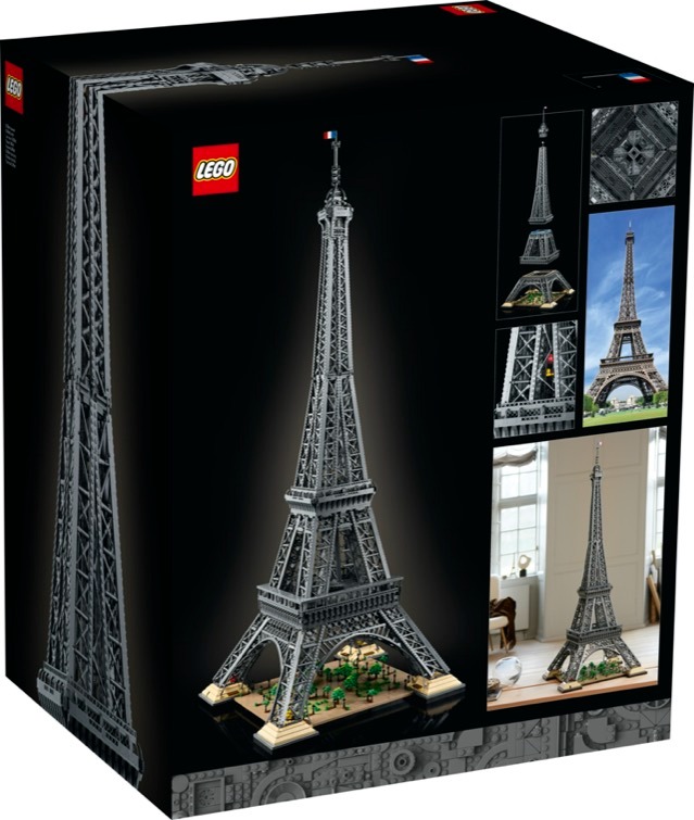 Boite LEGO de la Tour Eiffel. Boite LEGO de la Tour Eiffel.