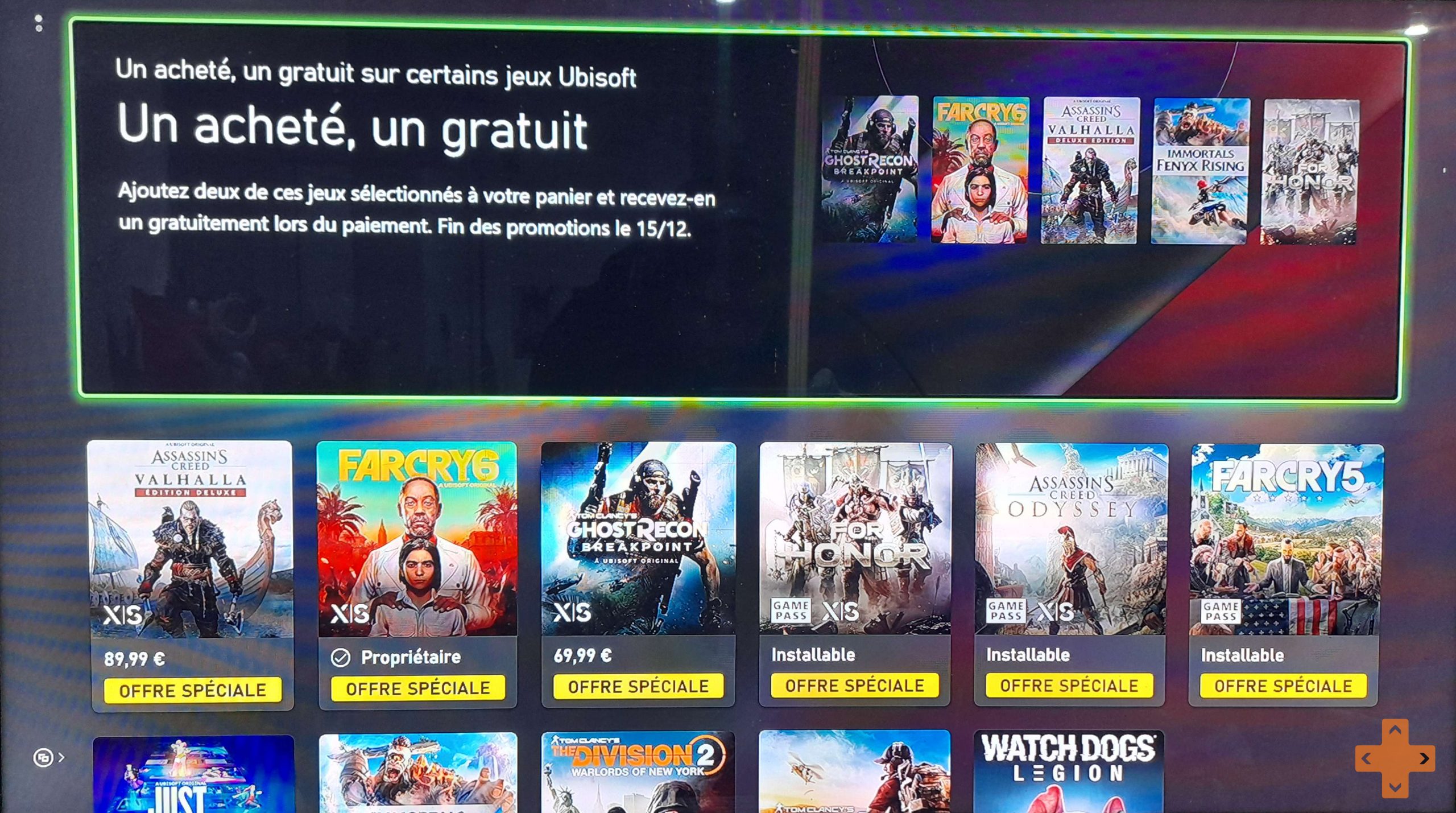 Promos Xbox Series jeu gratuit