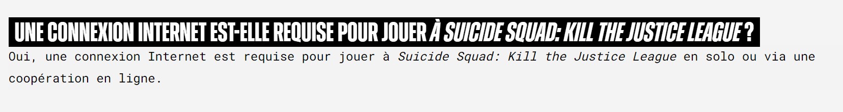 suicide squad FAQ suicide squad FAQ
