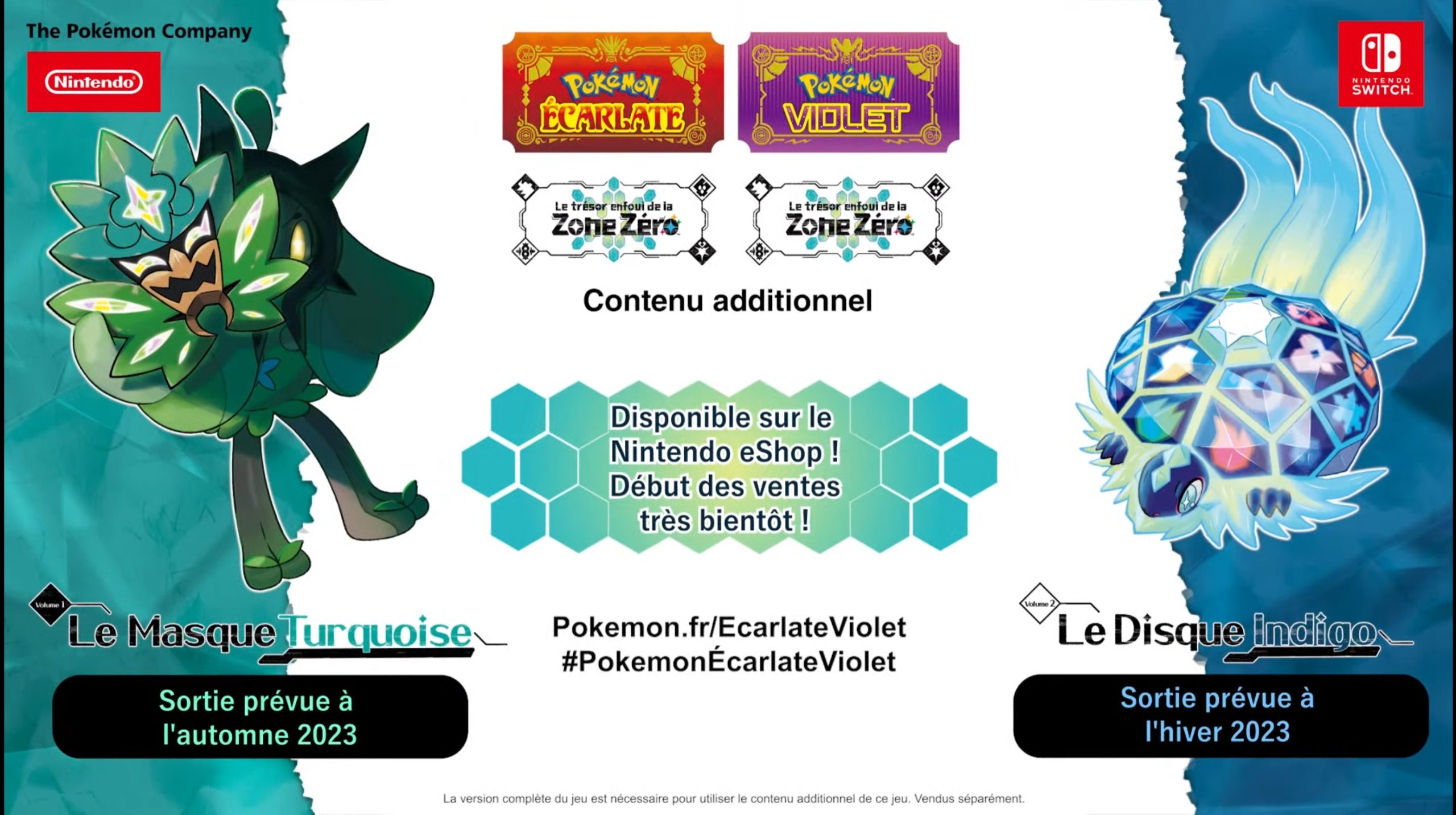 DLC pokemon ecarlate et violet