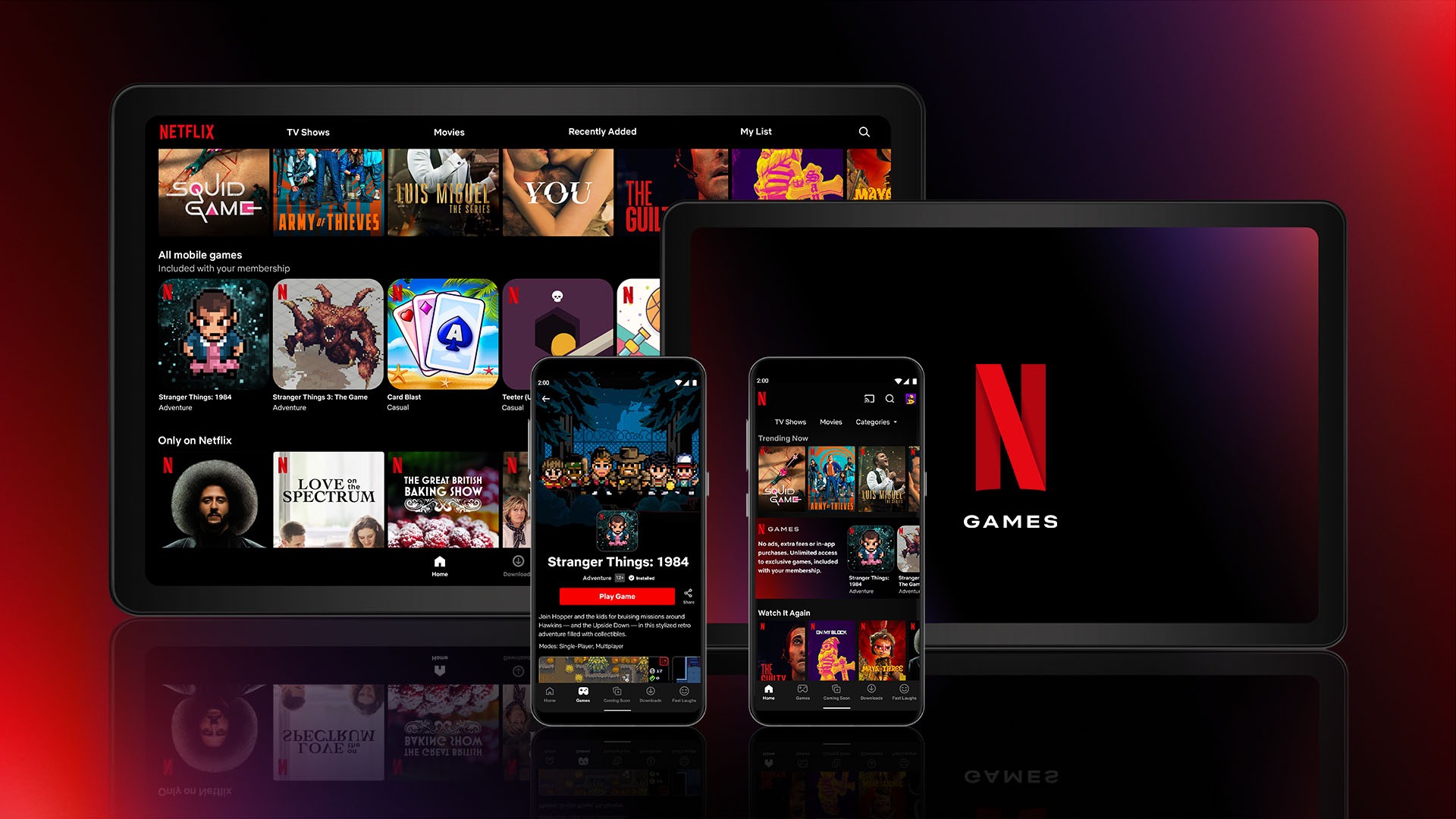 Netflix Jeux annonce Netflix Jeux annonce