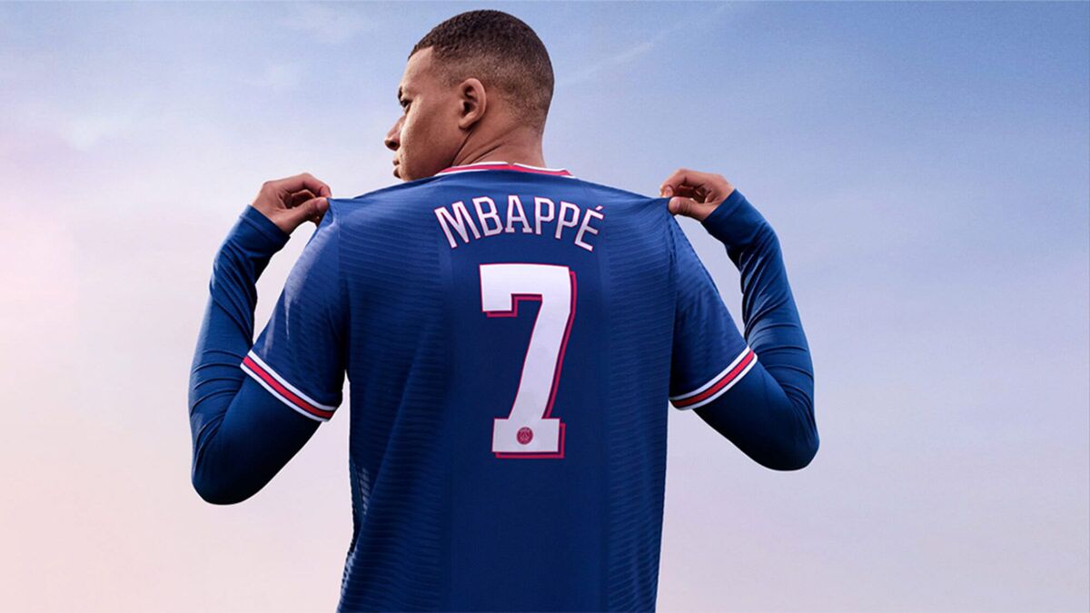 FIFA 23 : Artwork de Kylian MBappé. FIFA 23 : Artwork de Kylian MBappé.