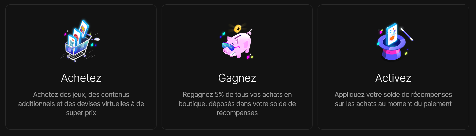 epic games store rÃ©compenses