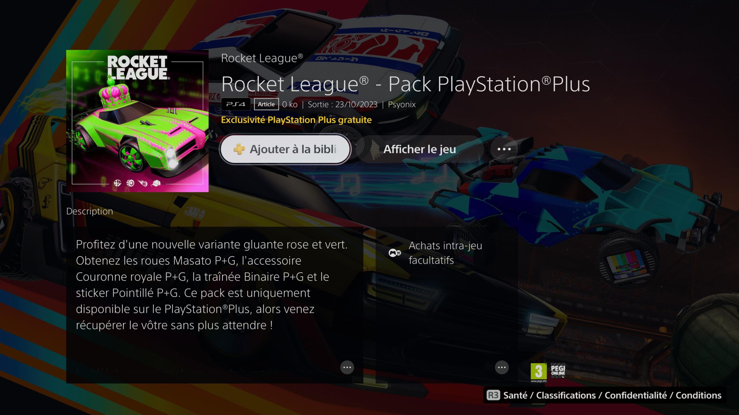 playstation plus rocket league