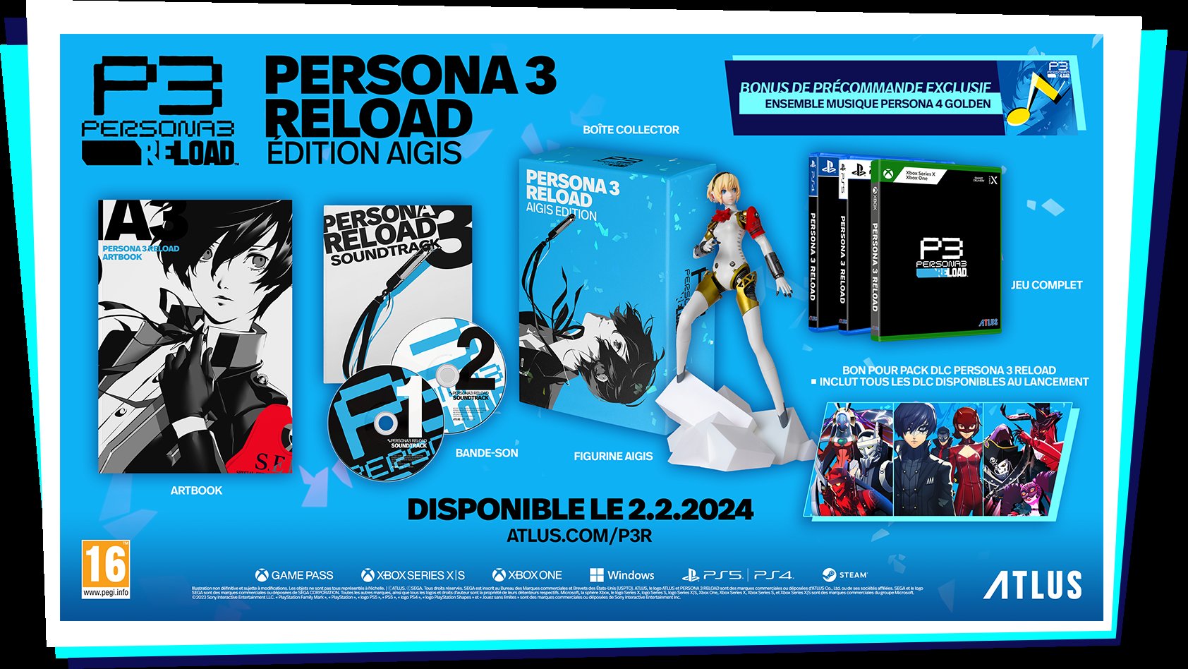 Persona 3 Reload édition collector Persona 3 Reload édition collector