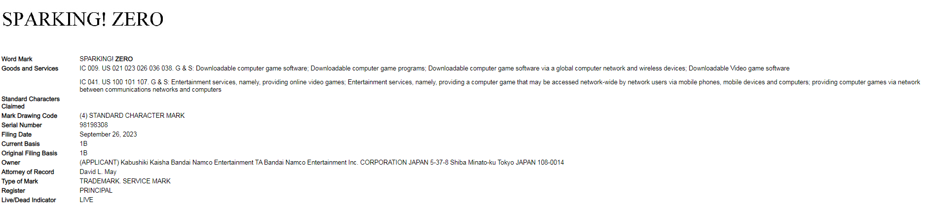 dragon ball sparking zero