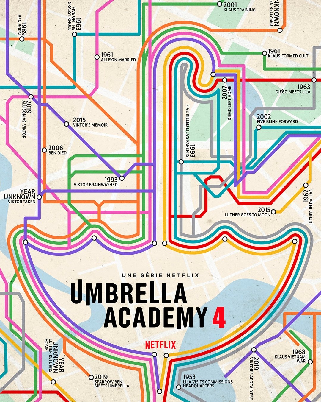 umbrella academy saison 4 affiche netflix umbrella academy saison 4 affiche netflix